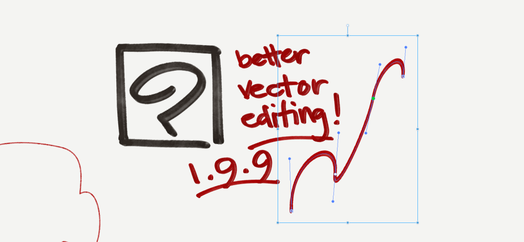CLIP STUDIO PAINT improves vector editing, adds “Paste to shown position” (Update&nbsp;1.9.9)